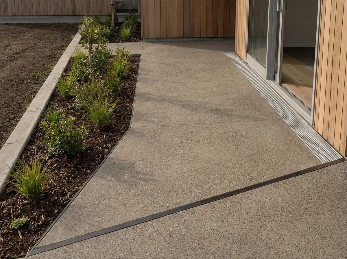 Finished exterior at handover