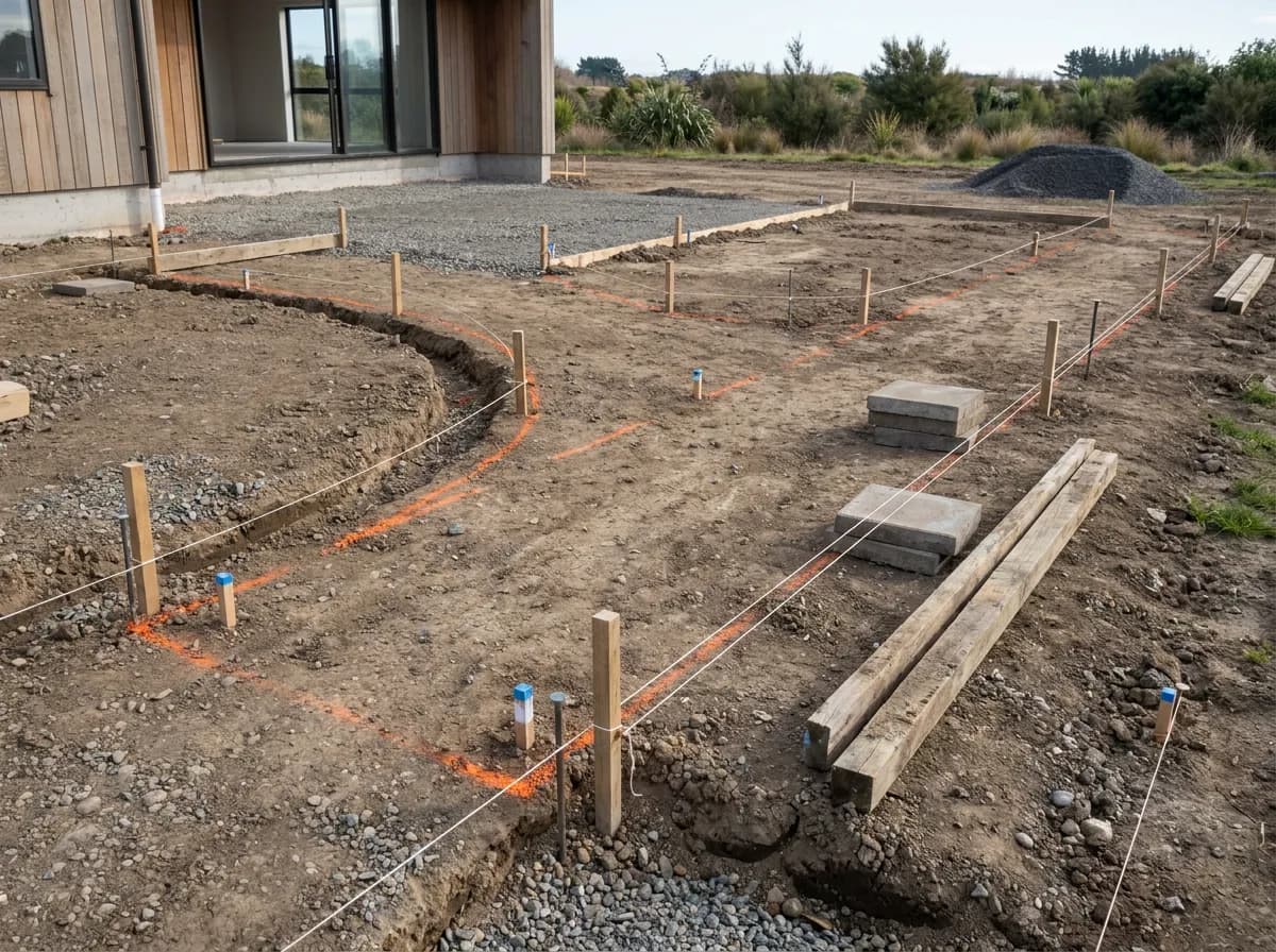 Planning and setting out a landscape design
